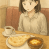 チーズカリーとナン