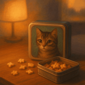 レトロ ねこ 缶